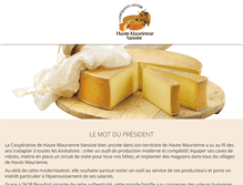 Tablet Screenshot of coophautemaurienne.fr